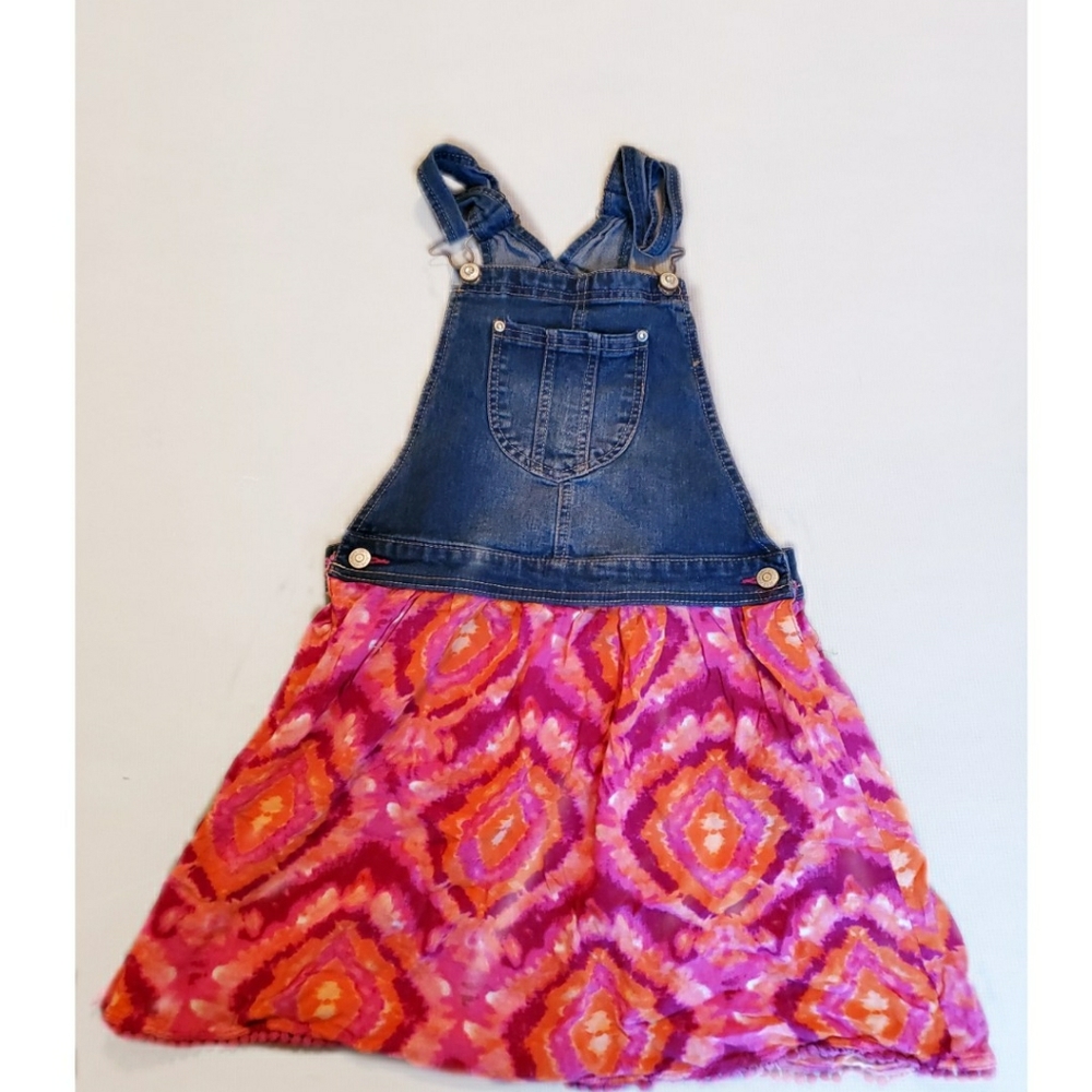 Patterned Overall Dress